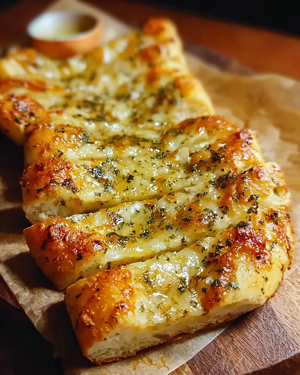 Sourdough Cheesy Breadsticks