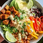 Spicy Baked Tofu Burrito Bowl 21 Spicy Baked Tofu Burrito Bowl