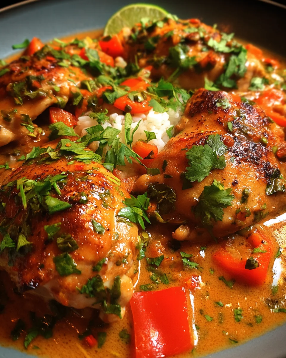 Spicy Brazilian Coconut Chicken Recipe