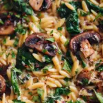 Spinach Mushroom Orzo 23 Spinach Mushroom Orzo