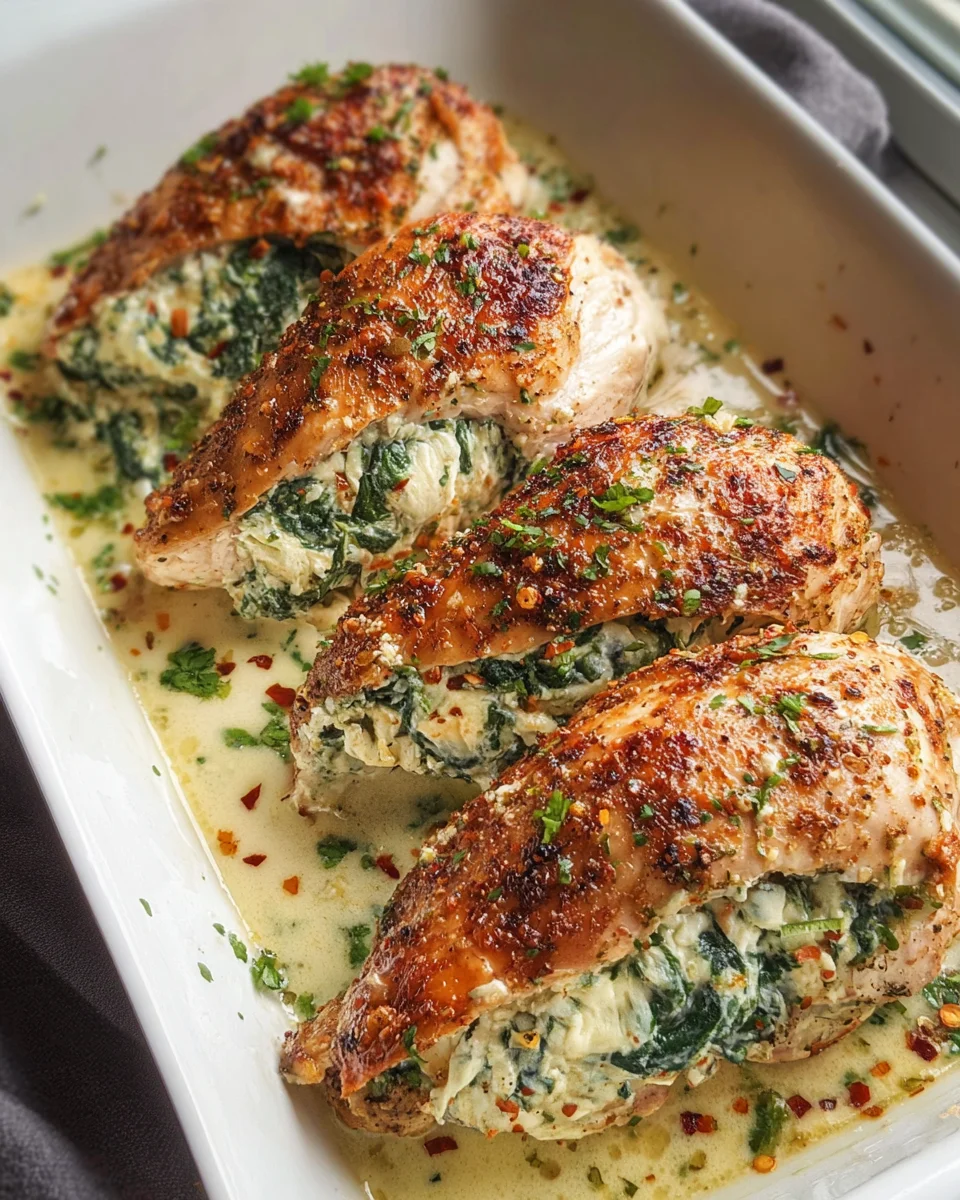 Spinach Stuffed Chicken Fillets 23 Spinach