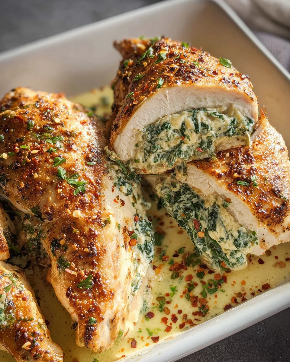 Spinach Stuffed Chicken Fillets 24 Spinach