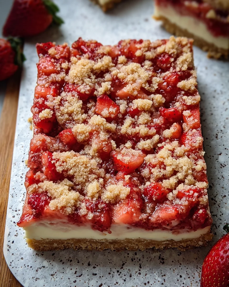 Strawberry Cheesecake Bars