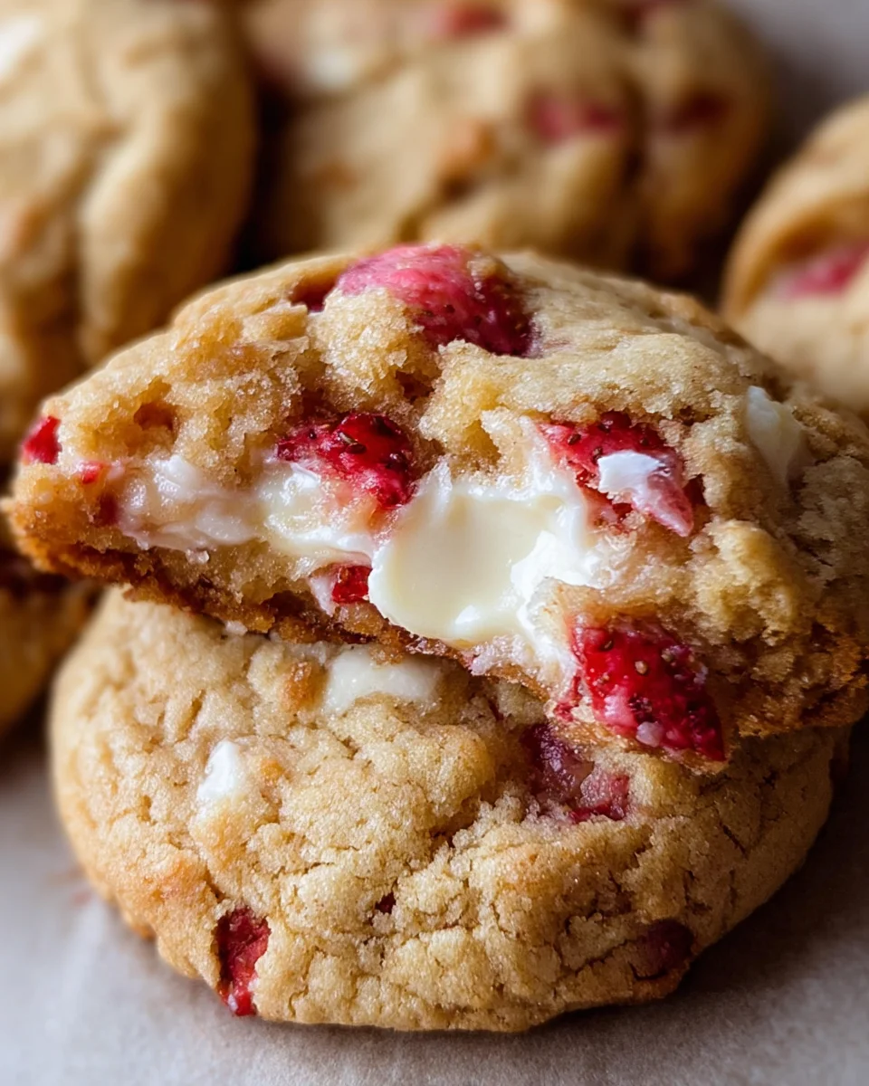 Strawberry Cheesecake Cookies 21 Strawberry