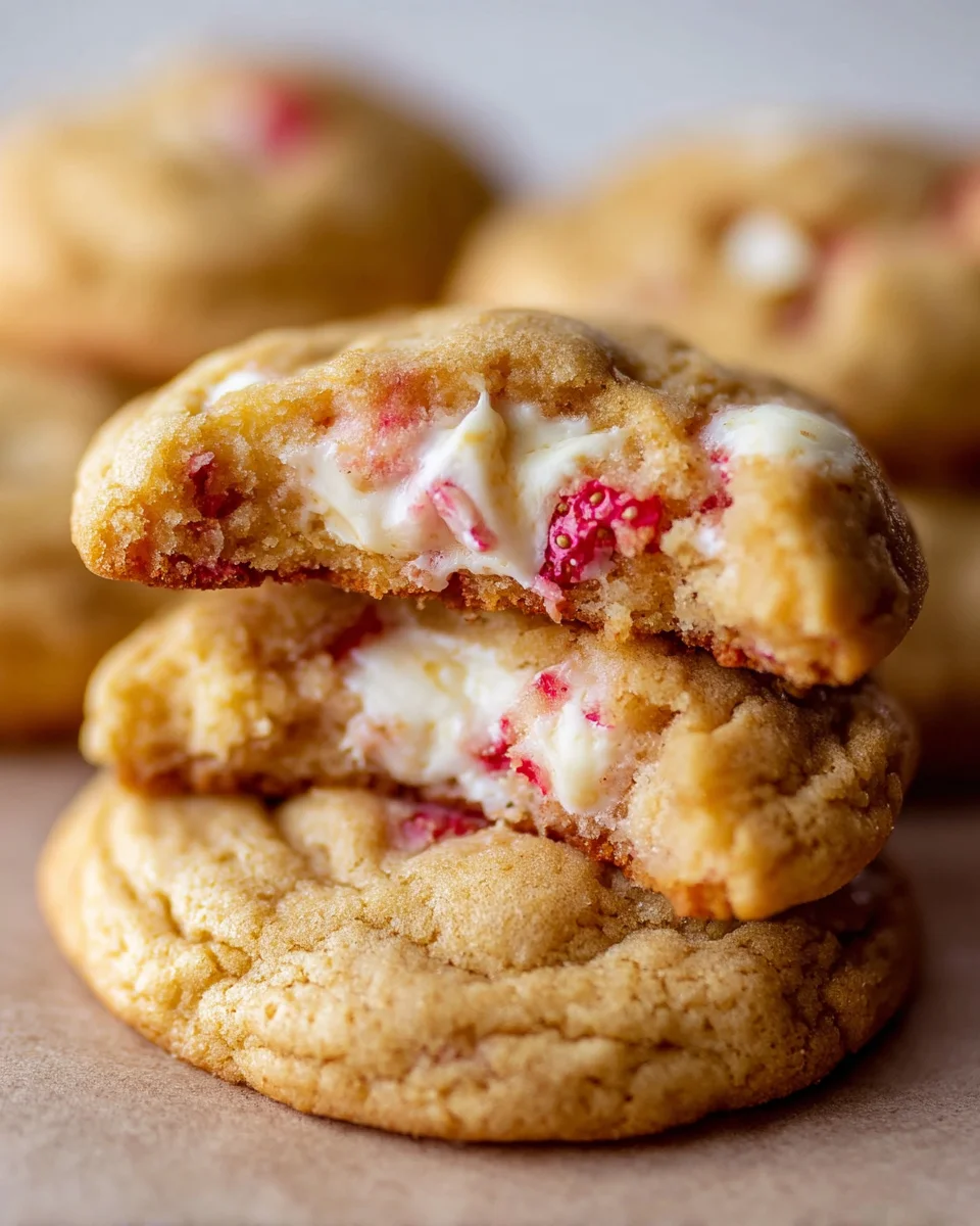 Strawberry Cheesecake Cookies 22 Strawberry