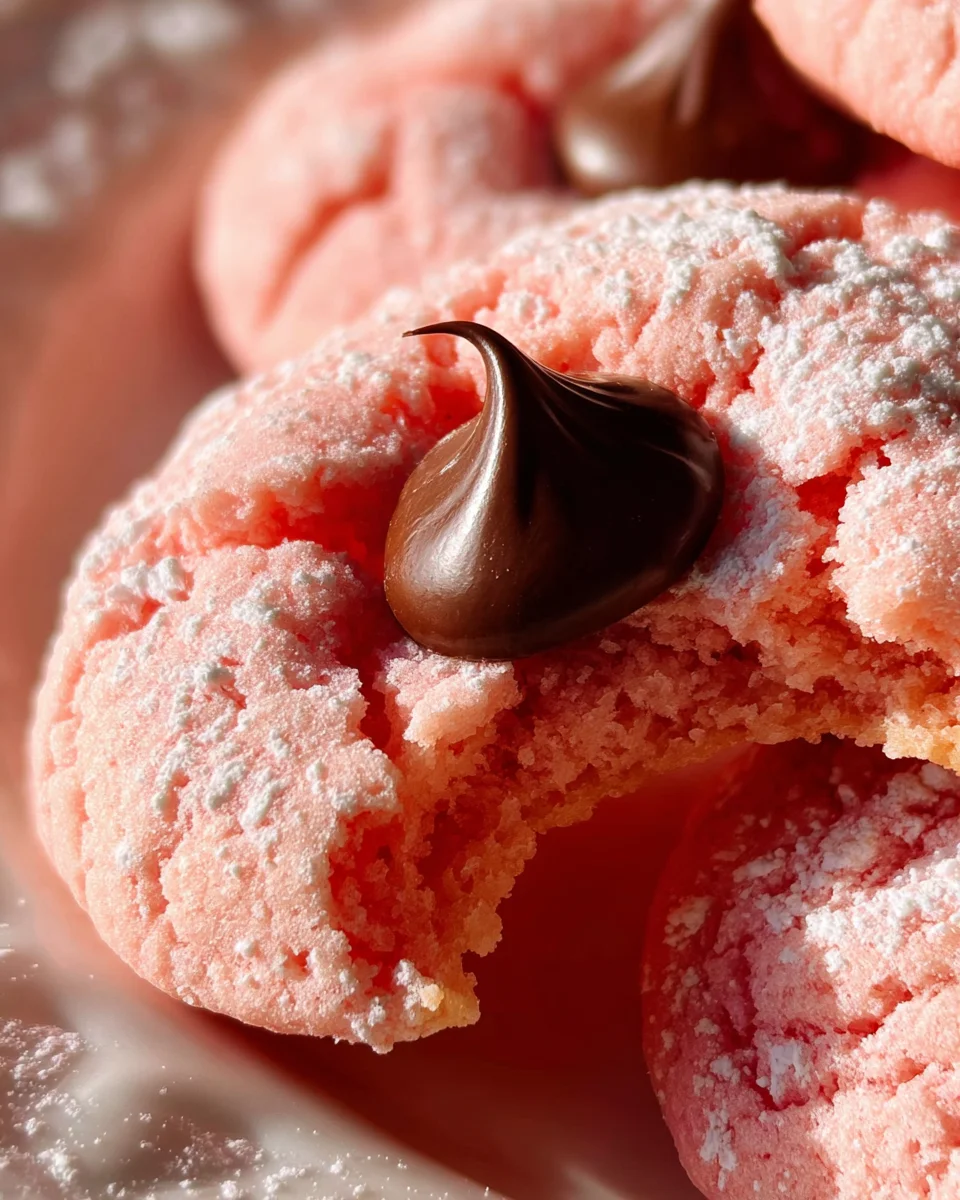 Strawberry Kiss Cookies Recipe