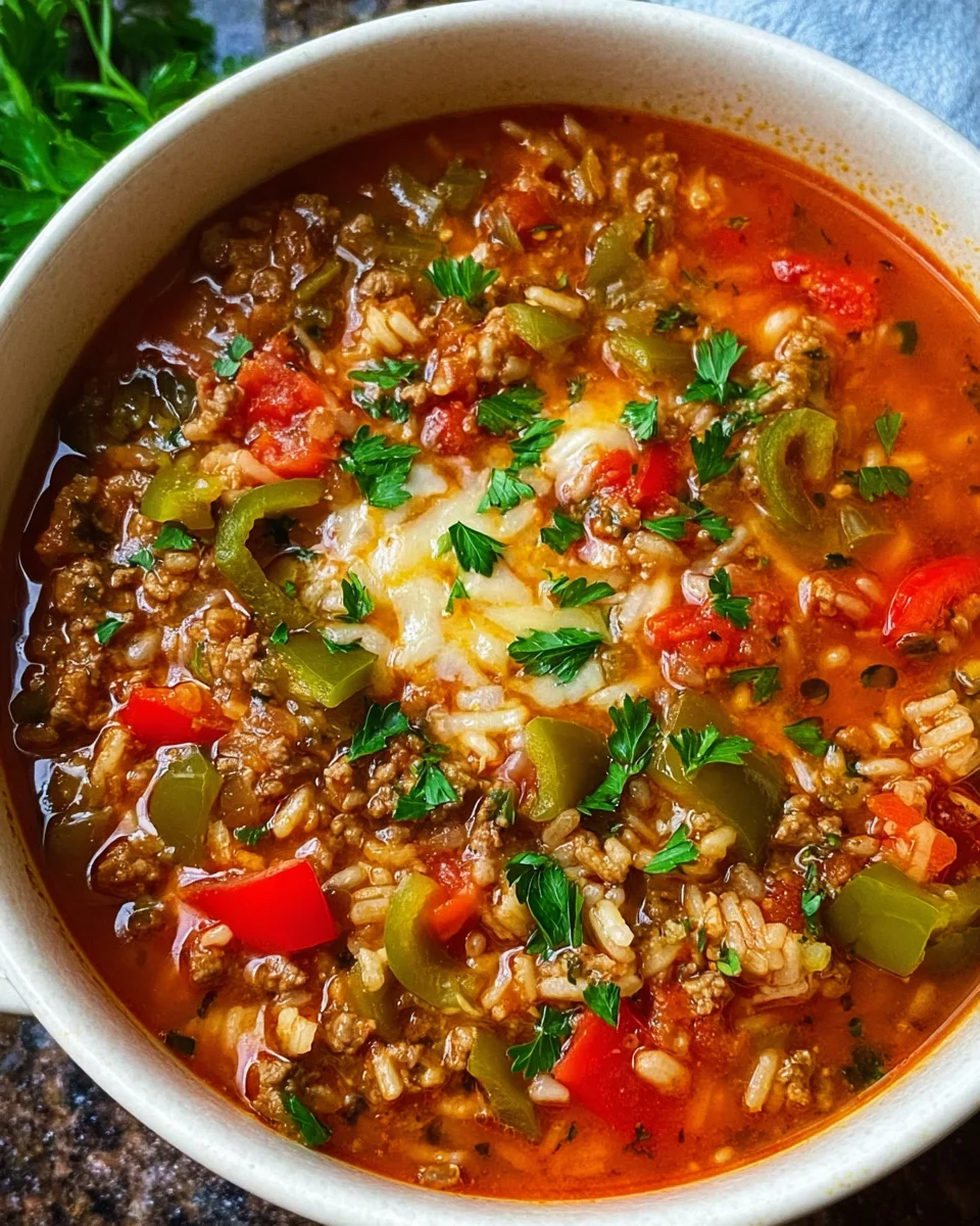 Stuffed Pepper Soup