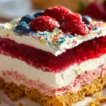 Summer Berry Jello Lasagna