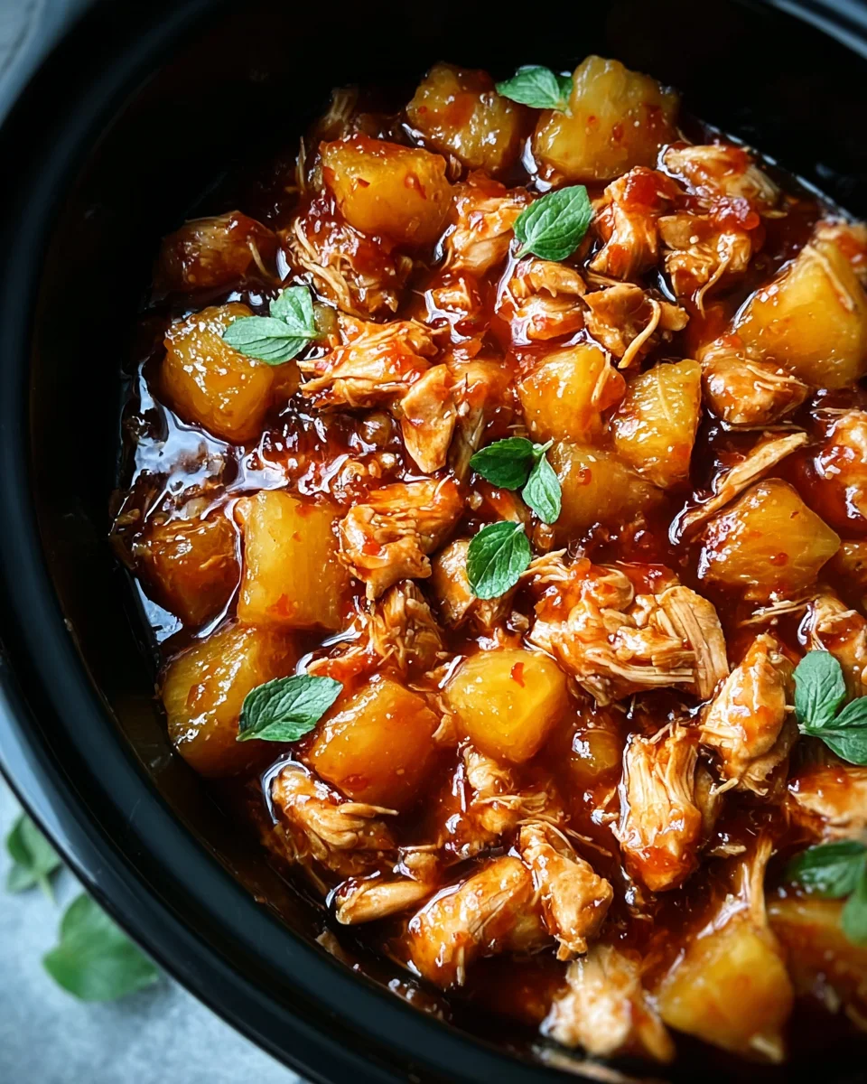 Sweet Hawaiian Crockpot Chicken 24 Sweet