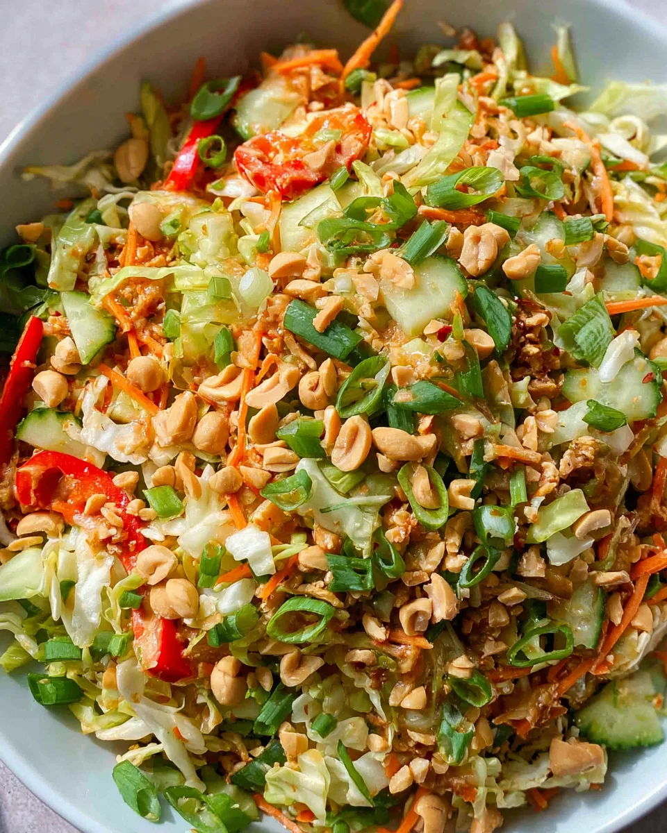 Thai Peanut Salad 22 Thai