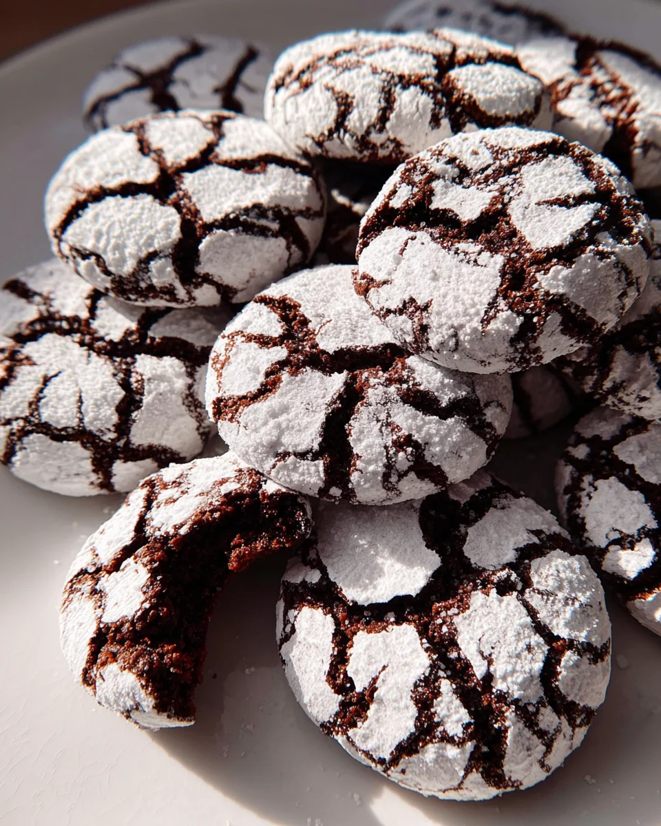 The BEST Chocolate Crinkle Cookies Recipe 23 The