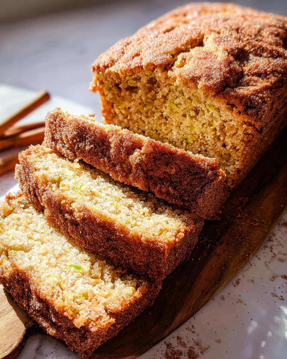 The Best Snickerdoodle Zucchini Bread