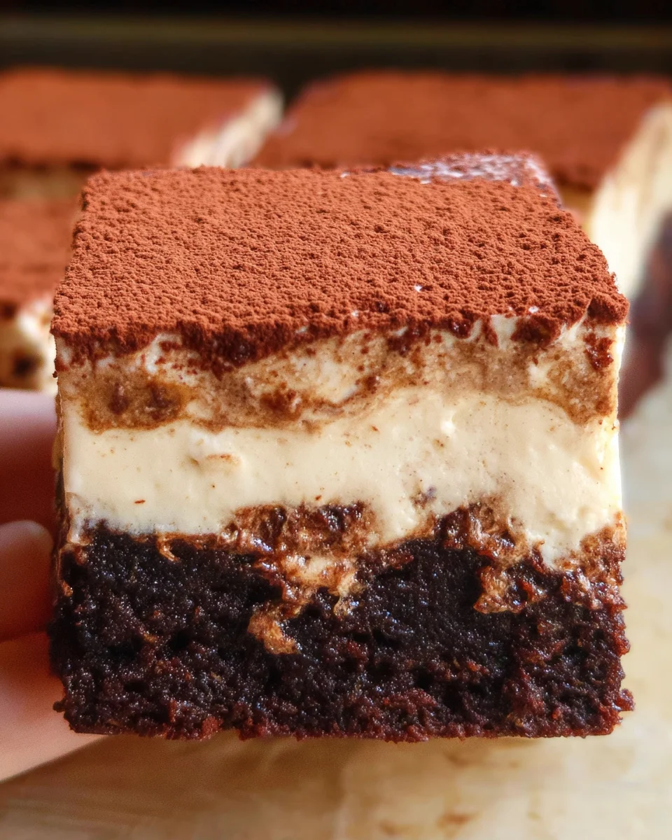 Tiramisu Brownies