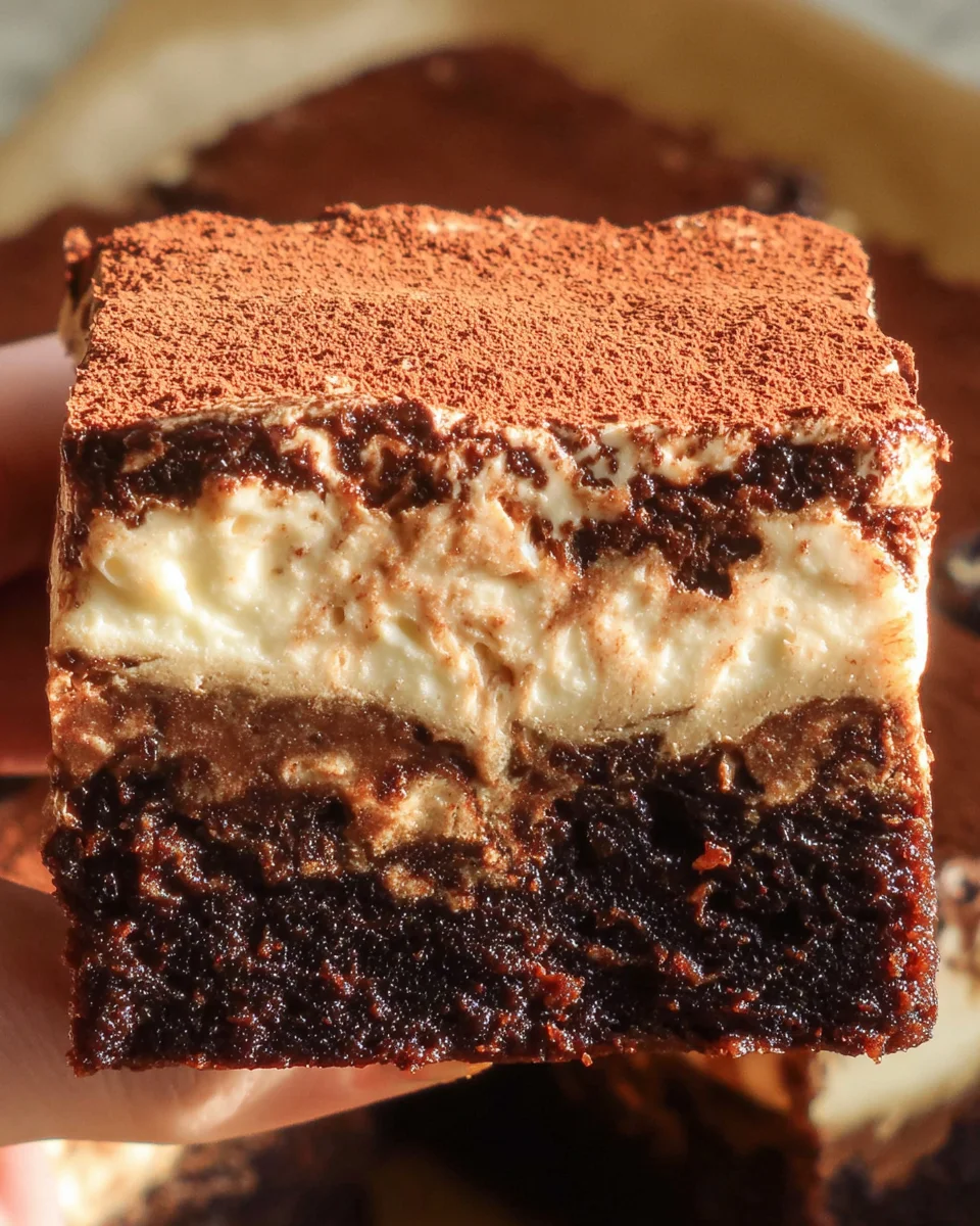 Tiramisu Brownies 28 Tiramisu