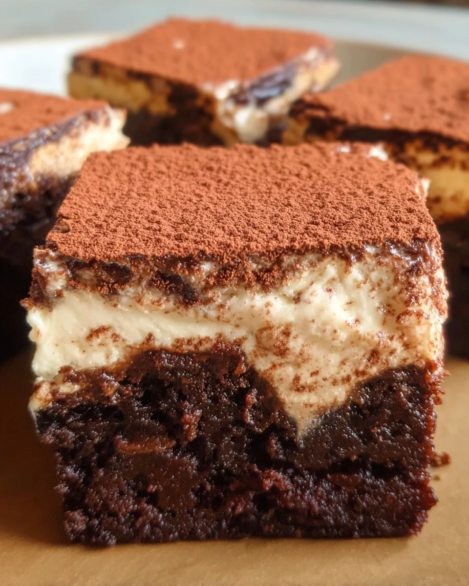 Tiramisu Brownies 29 Tiramisu