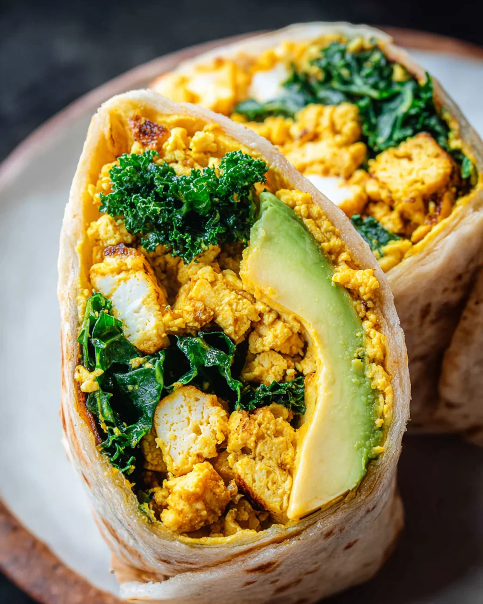 Tofu Scramble Wrap