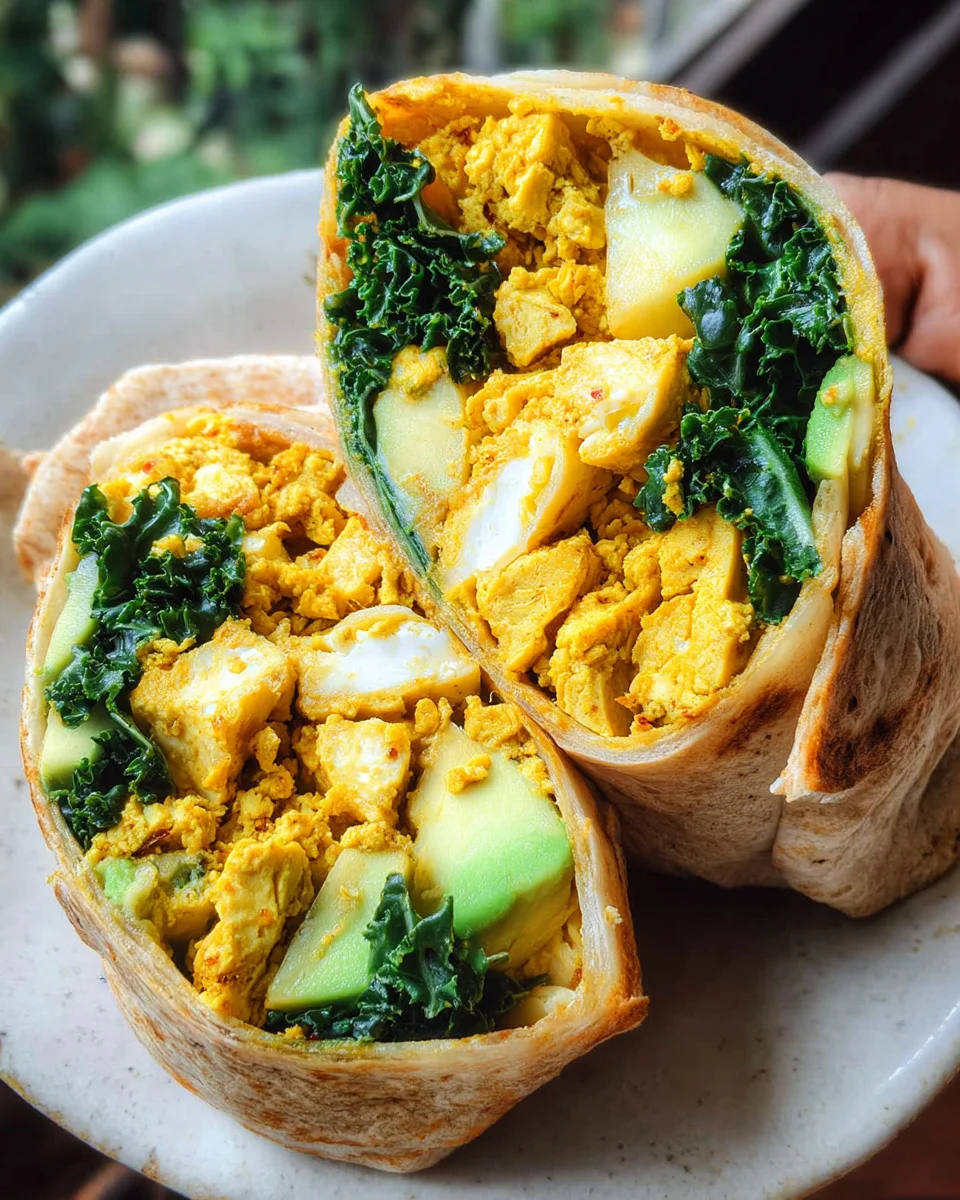 Tofu Scramble Wrap 24 Tofu
