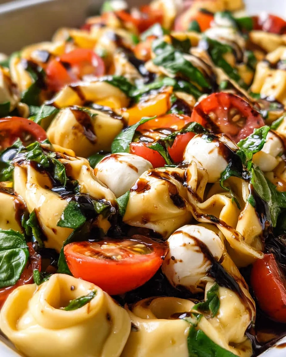 Tortellini Caprese Salad