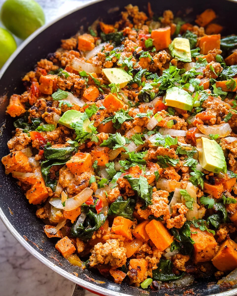 Turkey Sweet Potato Skillet