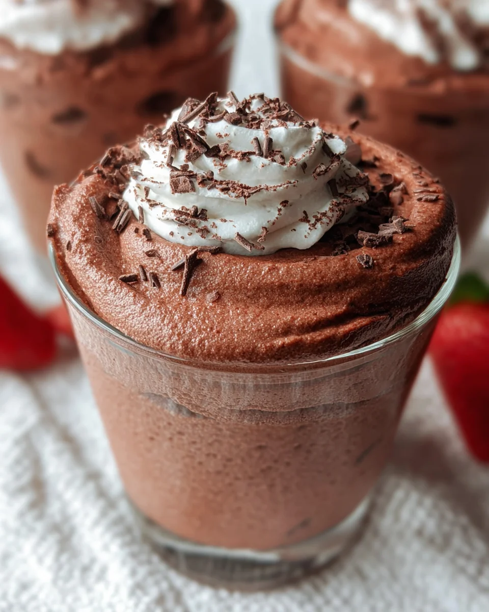 Vegan Chocolate Mousse with Aquafaba