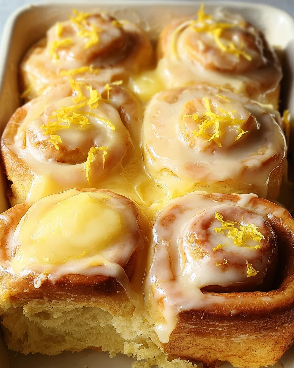 Vegan Lemon Sweet Rolls