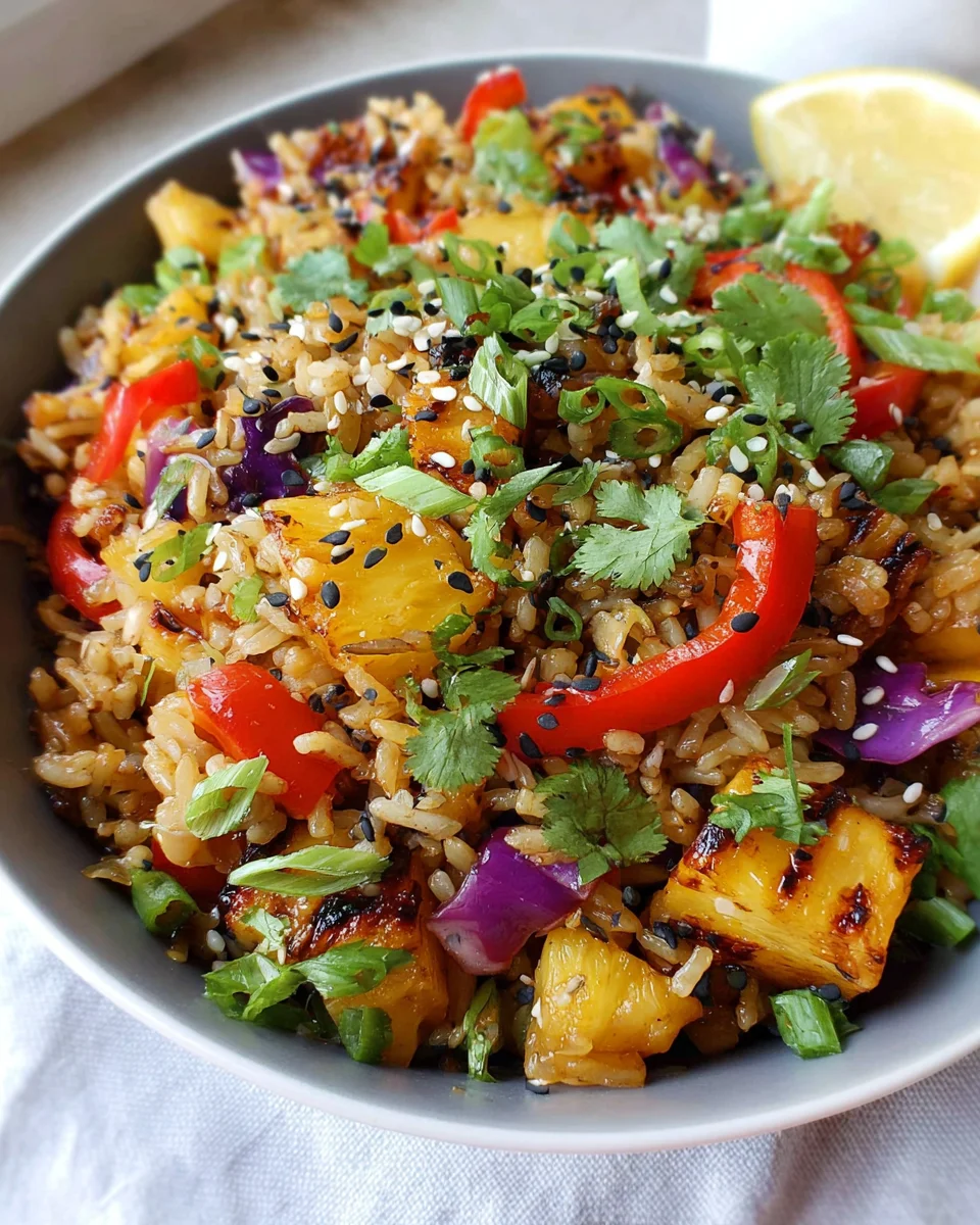Vegan Pineapple Fried Rice