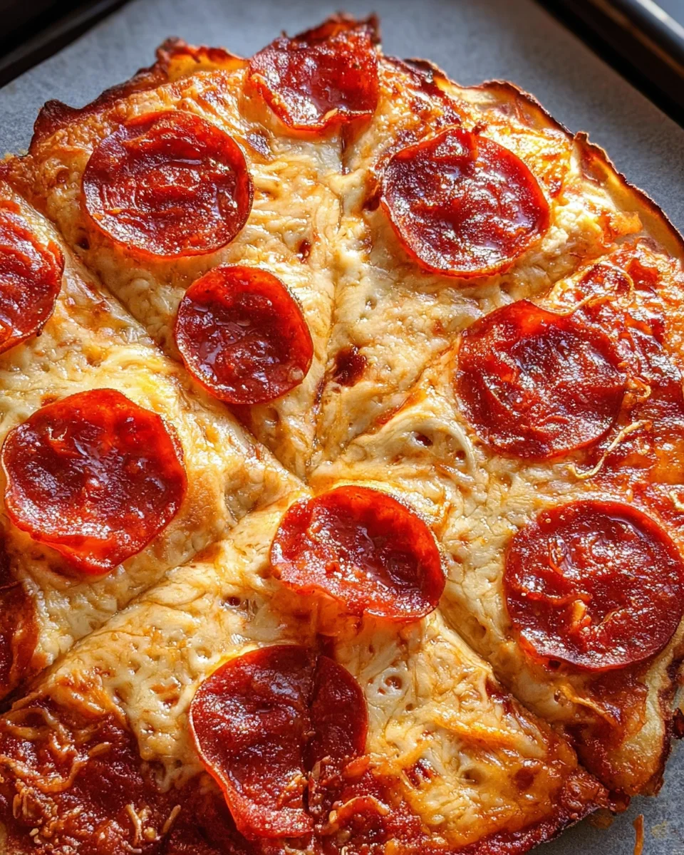 Viral Cottage Cheese Flatbread Pizza