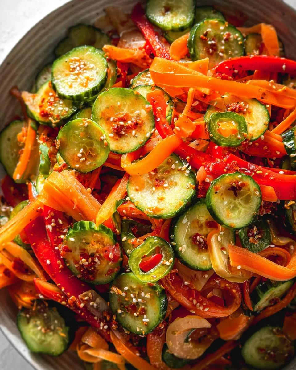 Viral Cucumber Pepper Salad 16 Viral