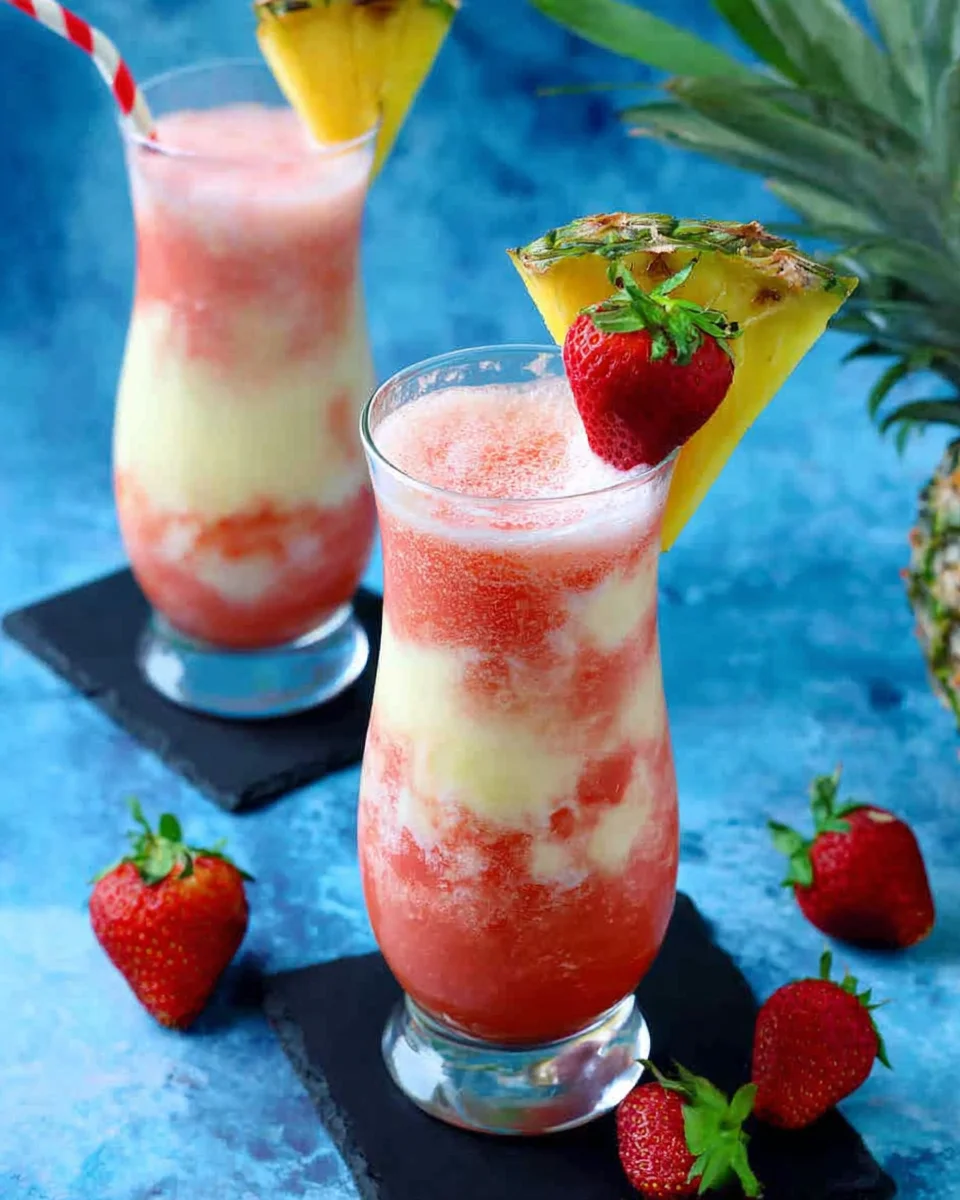 Virgin Strawberry Pina Colada 16 Virgin