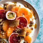 Winter Citrus Ricotta Breakfast Bowl with Honeycomb. 18 Winter Citrus Ricotta Breakfast Bowl with Honeycomb.