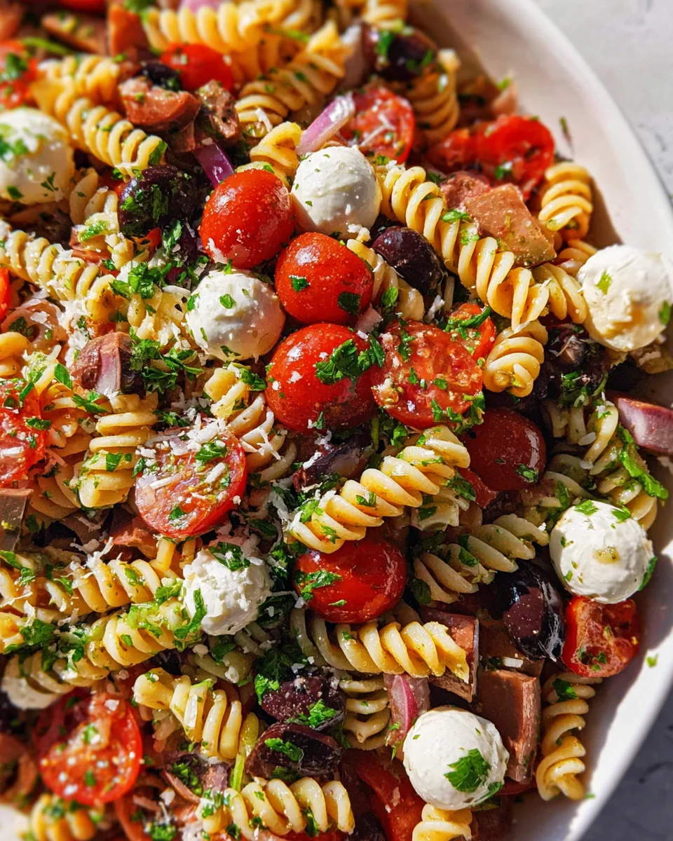 Zesty Italian Pasta Salad